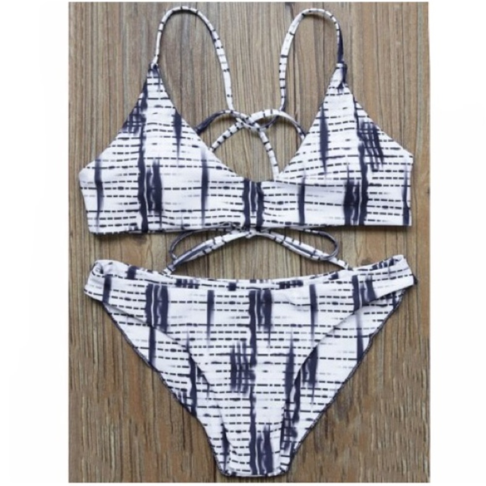 Strappy back Bikini Set